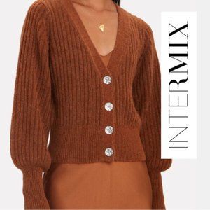 Intermix Ella Cardigan Crystal Buttons